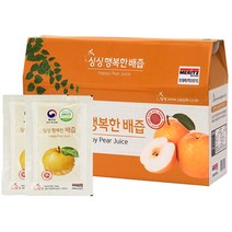 싱싱 행복한 배즙, 100ml, 30개