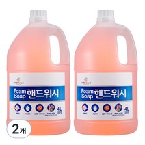 비타할로 폼 솝 핸드워시 대용량 리필 4L, 2개