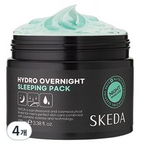스케다 하이드로 오버나이트 수면팩, 100ml, 4개