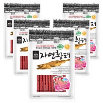 코코브라운 자연황태 져키 강아지 간식 80g, 황태 + 소고기 혼합맛, 5개
