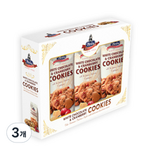 메르바 화이트 초콜릿 & 크렌베리 쿠키, 600g, 3개