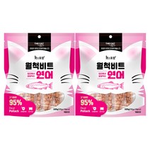 더캣 고양이 캣스토랑 칭찬놀이 생선간식 월척비트, 300g, 2개, 연어맛