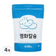 소다스쿨 염화칼슘 제습제 리필, 1kg, 4개