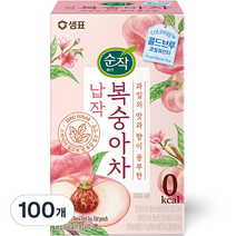 순작 납작복숭아차 티백, 1.8g, 100개