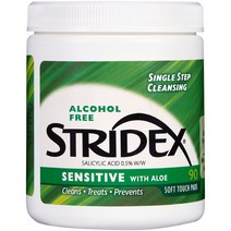 스트라이덱스 센시티브 케어 필링패드 90p, 270g, 1개