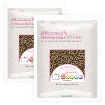 로라펫 애니멀 파크 작은 토끼 사료, 670g, 2개