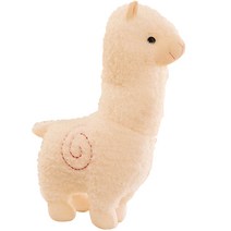 네이처타임즈 복슬복슬 알파카 인형, 화이트, 28cm