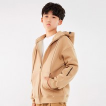 고스트리퍼블릭 아동용 오버핏 세로 자수 주니어 후드집업 JHZ-J255