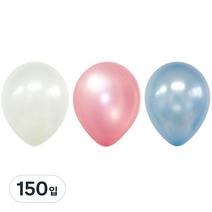 조이벌룬 30cm 펄 풍선, 펄 베이비 어써트, 150입