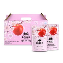 브롤로 사과즙 스탠딩파우치형, 90ml, 20개입