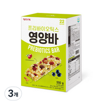 엄마사랑 프리바이오틱스 영양바, 550g, 3개