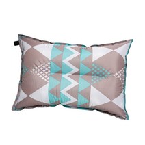 맥스메가다인 세모 패턴 에어 자충베개 + 파우치 세트, 민트, 1세트