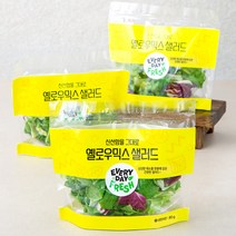 신선함을 그대로 옐로우믹스 샐러드, 80g, 3팩