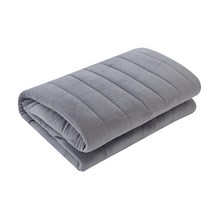 바이빔 EMF 솔리드 극세사 누빔 전기요 UST-02, 그레이, 대형 (135 x 180 cm)