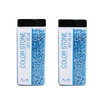 로라펫 컬러스톤 750g, 스카이블루, 2개