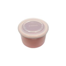 블루마마 도자기 이유식 밀폐보관용기, 핑크, 1개