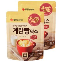 큐원 홈메이드 계란빵 믹스, 50g, 2개