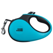 옥희독희 꼬임방지 강아지 자동 리드줄, 블루그린