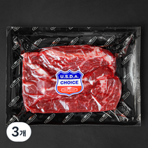 미트엔조이 미국산 초이스 척아이롤 구이용 (냉장), 300g, 3개