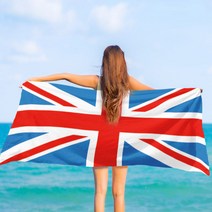 썸머워터 Best 부드러운 대형 비치타올, 영국신사오빠, 1개