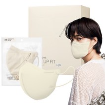 참존 톤업핏 블랙라벨 라이트 마스크 중형, 25개입, 1개, 버터 크림