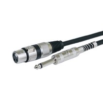 해밀 XLR 캐논 PC 3.5 고급형 마이크 케이블 캐논 암 & 5.5모노 수 1m, 04번, 혼합색상