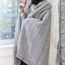 에이비플러스엘 사계절 니트 담요 쇼파 블랭킷 캠핑 무릎담요