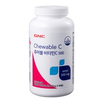 GNC 츄어블 비타민 C 500, 1개, 285.03g