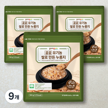 곰곰 유기농쌀로 만든 누룽지, 500g, 9개