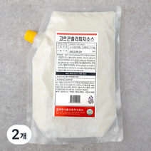 고르곤졸라 피자 소스, 1kg, 2개