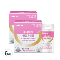 올린아이비 이너뷰티 여성 균질유산균 5.4g, 6개