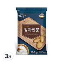 농부의뜰 감자전분, 3개, 500g