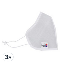 세통 KSK 쿨 나노필터 매쉬 마스크 화이트, 1개입, 3개