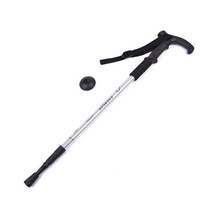 MAME 등산용 3단 지팡이, 실버(JT8146), 1개