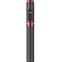 셀루미 빌드업 무선 블루투스 셀카봉 삼각대, SEL-LT950e(블랙 + 레드)
