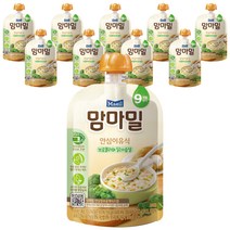 맘마밀 안심이유식 9개월부터, 브로콜리와 닭가슴살, 10개입