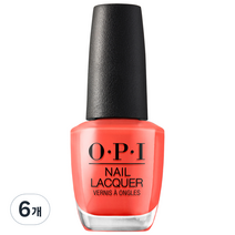 오피아이 네일락커 매니큐어, F81, 6개, 15ml