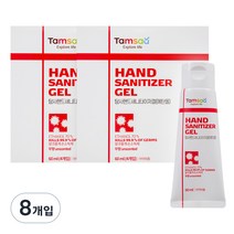 탐사 핸드 새니타이저 겔, 60ml, 8개입