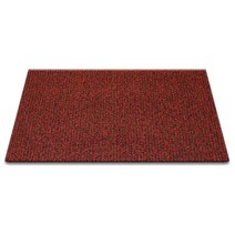 순수 코일 현관매트 80 x 120 cm 두께 20mm, 레드 + 블랙, 1개