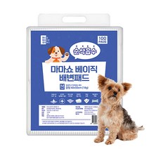 마마쇼 베이직 배변유도제 함유 배변패드, 1개, 100개입