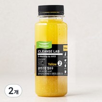 풀무원녹즙 클렌즈랩 옐로우 주스, 190ml, 2개