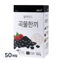 블랙푸드 곡물한끼 선식, 300g, 5개