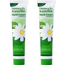 허바신 카밀 핸드크림 꽃향, 75ml, 2개