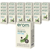 이롬 황성주 국산콩 검은콩 고칼슘 두유, 140ml, 24개입