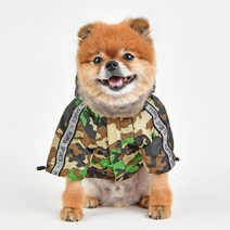 퍼피아 강아지 빛반사 방수 바람막이, 뉴카모