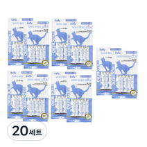 더캣츠 미니 베로베로 골드 고양이간식 10g x 5p, 치킨 + 치즈크림 혼합맛, 20세트