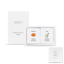 꽃을담다 미니꽃차 2종 세트, 메리골드꽃 3g + 쑥꽃 3g, 1세트