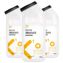 레인보우샵 K1 과탄산소다 프리미엄 톡톡이, 500g, 3개
