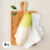 국내산 세척 무, 4개