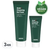 다슈 아크네 티트리 트러블 클렌징 젤 폼 120ml + 30ml 세트, 3세트